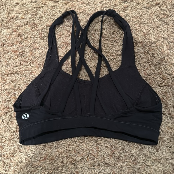 Lululemon Black Sports Bra | Size 2 - Picture 2 of 3
